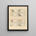 Album of Chinese watercolor paintings of Asian fruits Pl25 - Anonymous — framed artwork on a wall