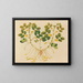 Album de aquarelles de fruits et fleurs asiatiques Pl11 - Anonyme — framed artwork on a wall