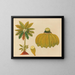Album of Asian fruit and flower watercolors Pl36 - Anonymous — framed artwork on a wall