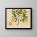Album de aquarelles de fruits et fleurs asiatiques Pl37 - Anonyme — framed artwork on a wall