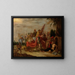 Alexandre and Diogenes - Anonymous — framed artwork on a wall