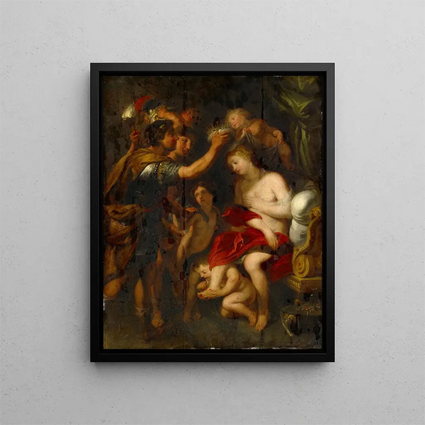 Alexandre and Roxane - Anonymous — framed artwork on a wall