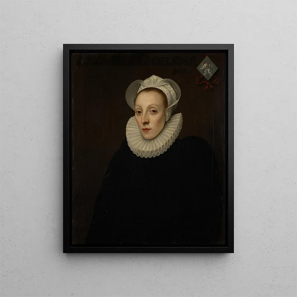Alijda Boelens 1557-1630 - Anonymous — framed artwork on a wall
