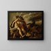 Allegory of the virtues over vice - Anonymous — framed artwork on a wall