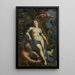 Allegory of Time Frees Faith - Anonymous — framed artwork on a wall