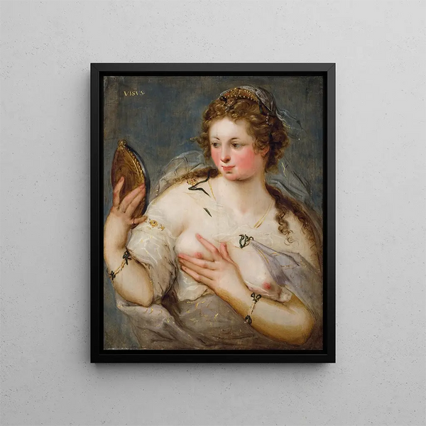 Allegory of the View - Anonymous — framed artwork on a wall