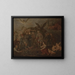 Allegory of the Fall of Poland - Anonymous — framed artwork on a wall