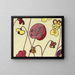 Cyclamen III - Anonymous — framed artwork on a wall