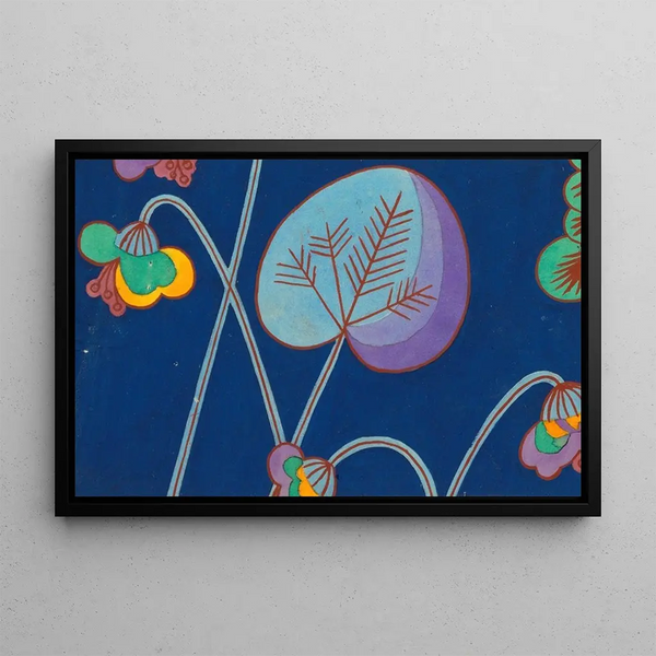 Cyclamen V - Anonymous — framed artwork on a wall