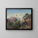 Alpine Flowers Painting - Anonymous — framed artwork on a wall