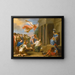 An allegory of the victory of peace over war - Anonymous — framed artwork on a wall