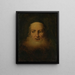 An old bearded man - Anonymous — framed artwork on a wall