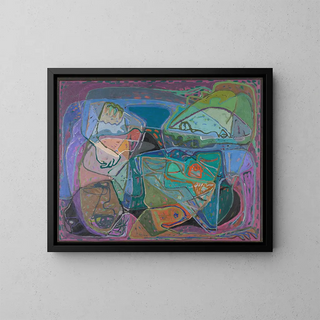 Anatomy Painting - Anonymous — framed artwork on a wall