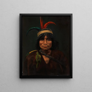 I am Indian - Anonymous — framed artwork on a wall