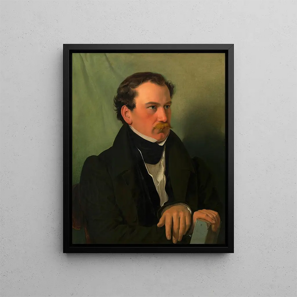 Anton Dietrich - Anonymous — framed artwork on a wall