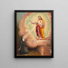 Apparition of the Sacred Heart of Jesus - Anonymous — framed artwork on a wall