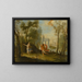 Apollo Chasing Daphne - Anonymous — framed artwork on a wall