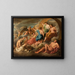 Apollo harmonizing his chariot with Phaethon - Anonymous — framed artwork on a wall