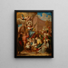 Apothéose de Sainte Catherine - Anonymous — framed artwork on a wall
