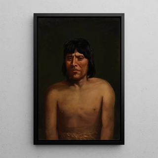 Man from Araucania - Anonymous — framed artwork on a wall
