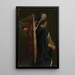 Woman of Araucanian - Anonymous — framed artwork on a wall