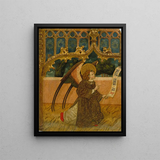 L'Archange Gabriel d'une Annunciation - Anonymous — framed artwork on a wall