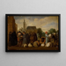 At the market - Anonymous — framed artwork on a wall