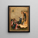 Auguste and the Tiburtine Sibyl - Anonymous — framed artwork on a wall