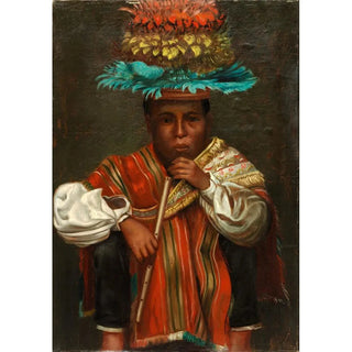 Reproduction of the painting Boy Aymara - Anonymous