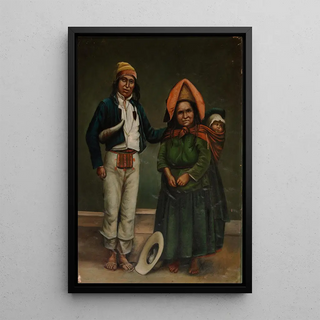 Aymara Indians Painting - Anonymous — framed artwork on a wall