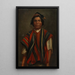 Young Aymara Painting - Anonymous — framed artwork on a wall