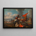 Battle with the Turks - Anonymous — framed artwork on a wall