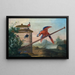 Birds - Anonymous — framed artwork on a wall
