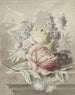 Flowers placed on a pedestal - Anonymous — artwork view