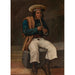 Indian Bolivian painting playing the quena - Anonymous — artwork view