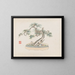Bonsaï Kabenzu Painting Pl02 - Anonymous — framed artwork on a wall