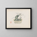 Bonsaï Kabenzu Painting Pl06 - Anonymous — framed artwork on a wall