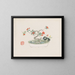 Bonsai Painting kabenzu Pl07 - Anonymous — framed artwork on a wall