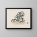 Bonsaï Kabenzu Painting Pl08 - Anonymous — framed artwork on a wall