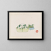 Bonsaï Pl10 - Anonymous — framed artwork on a wall