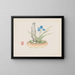 Bonsaï Kabenzu Painting Pl11 - Anonymous — framed artwork on a wall