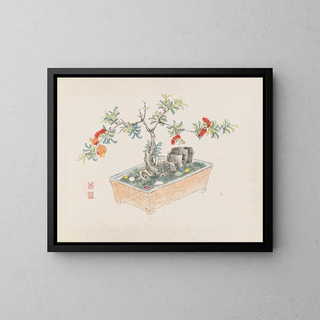 Bonsaï Kabenzu Pl12 - Anonymous — framed artwork on a wall