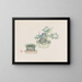 Bonsaï Kabenzu Painting Pl19 - Anonymous — framed artwork on a wall