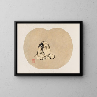 Bonsaï Kabenzu Painting Pl29 - Anonymous — framed artwork on a wall
