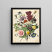 Bouquet of Flowers - Anonymous — framed artwork on a wall