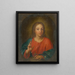 Bust of Christ - Anonymous — framed artwork on a wall