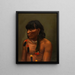 Indian Painting Canelo - Anonymous — framed artwork on a wall