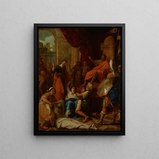 The Christ before Pilate - Anonymous — framed artwork on a wall