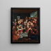 The Christ blessing the children - Anonymous — framed artwork on a wall