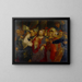 The Christ and the adulteress - Anonymous — framed artwork on a wall